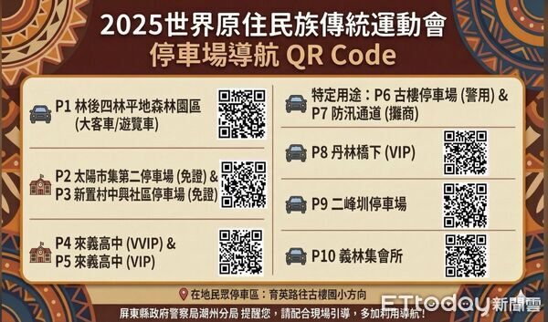 ▲世界原住民族傳統運動會，警方籲遵守管制措施。（圖／記者陳崑福翻攝）