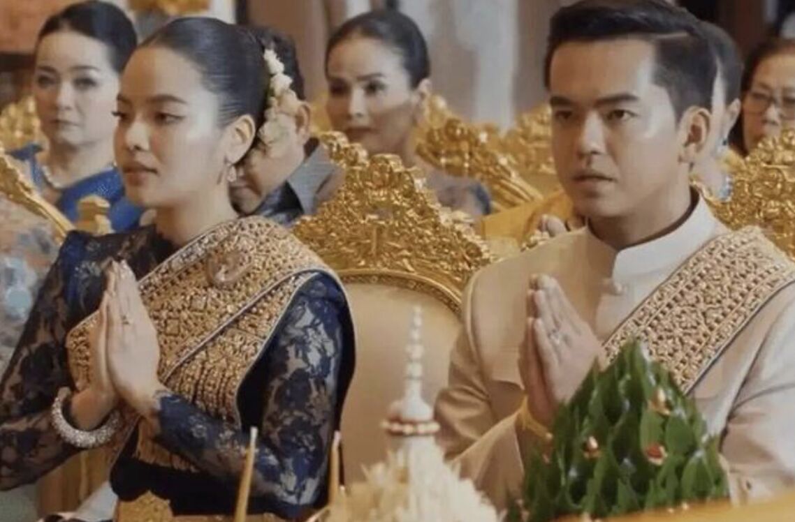 ▲柬埔寨公主大婚，多套禮服結合當地文化及西式風格，被譽為隆重具有時尚奢華風格。（圖／翻攝新民週刊）