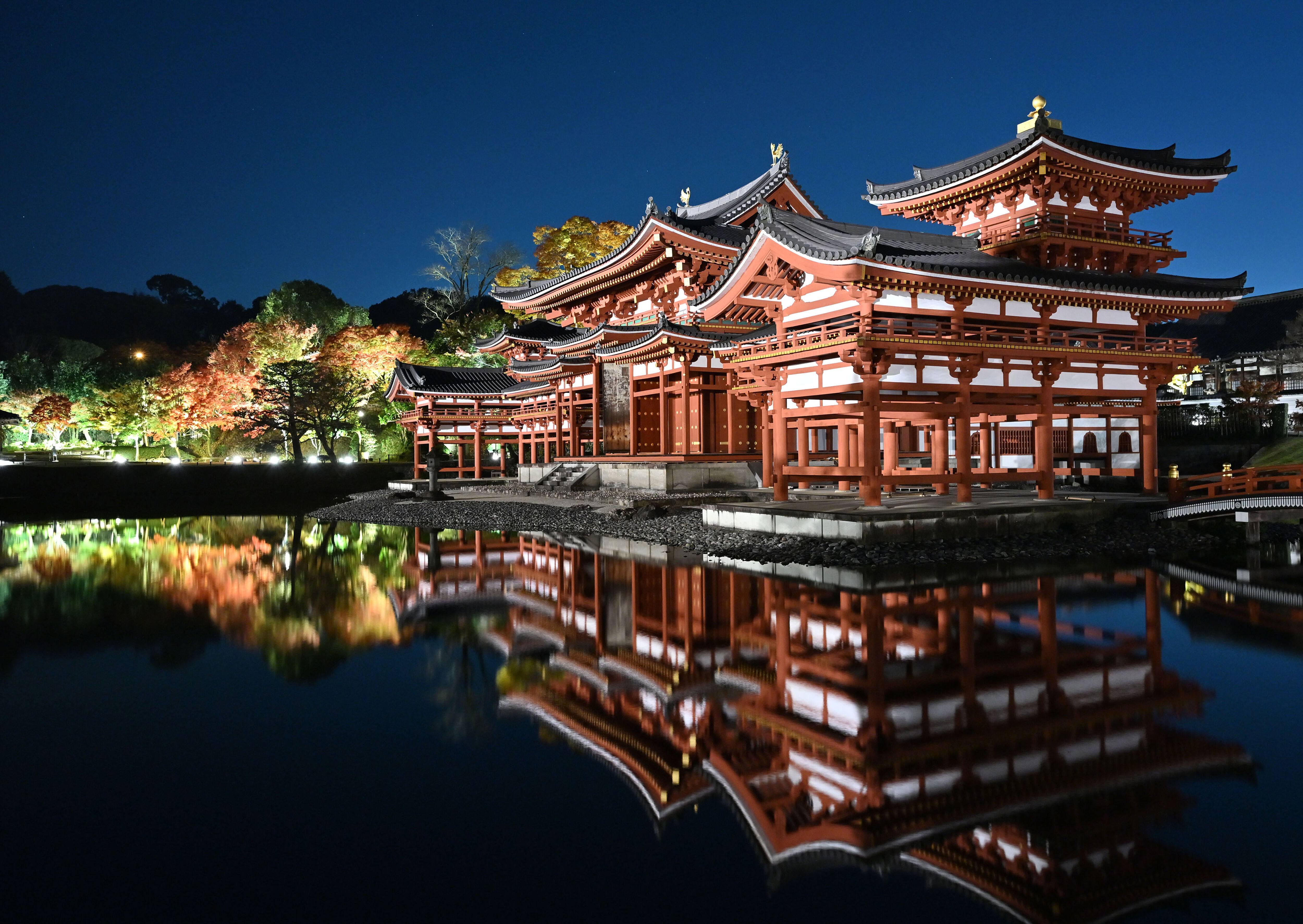 ▲▼位於日本京都府宇治市的世界遺產平等院。（圖／達志影像／美聯社）