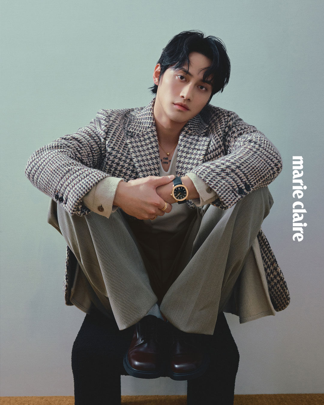 ▲▼范少勳長出大人感！三套封面造型展現「溫柔力量」　新戲接力、冥想成日常修煉   。（圖／《Marie Claire Taiwan美麗佳人》國際中文版提供）