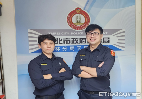 ▲▼左照所長陳鍵頡、右照警員林俊宏             。（圖／記者黃宥寧翻攝）