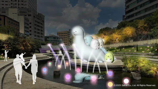 ▲2025台中耶誕嘉年華將自12月12日登場，今年以超人氣IP《角落小夥伴》為主題，打造五大角色巨型立體氣膜和耶誕樹。（圖／台中市政府新聞局）