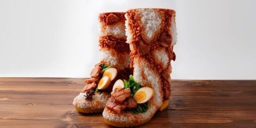 台日友好!日本政府激推「滷肉飯靴」逼真能穿 台灣網友超崩潰