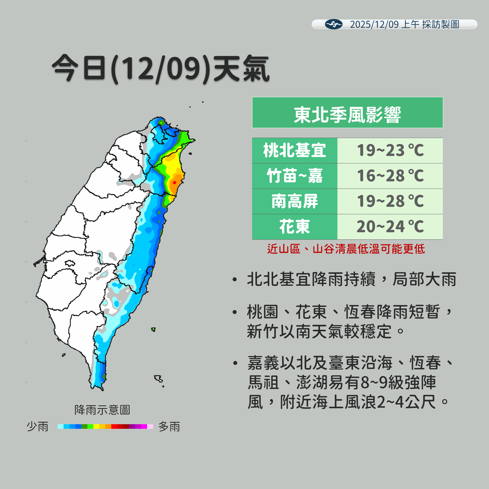 ▲▼未來一周天氣。（圖／氣象署提供）