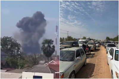 撤離潮塞爆！泰軍F-16轟炸民宅畫面曝　柬埔寨宣告展開反擊