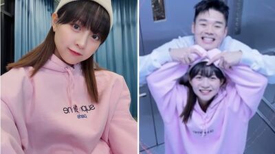 陳詩媛懷孕「雙腿還是超細」！正面看不出是孕婦  依偎王齊麟拍貼閃炸