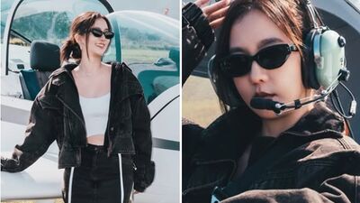 周曉涵花蓮穿超辣！「中空飛輕航機」全被拍  0偽裝解放短裙