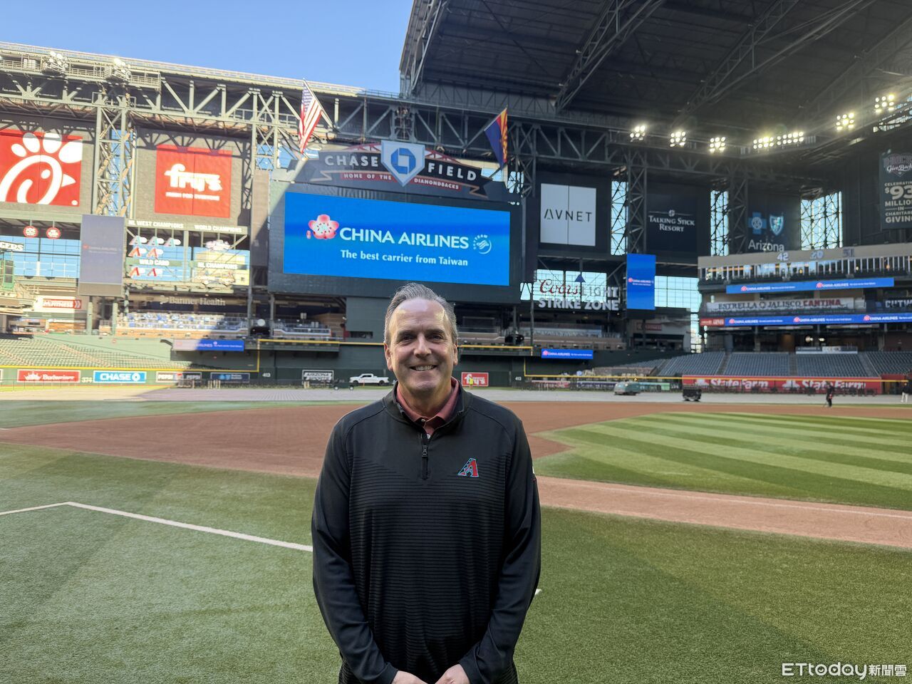 大聯盟「台積日」有望 響尾蛇隊CEO曝華航直飛鳳凰城拉票房