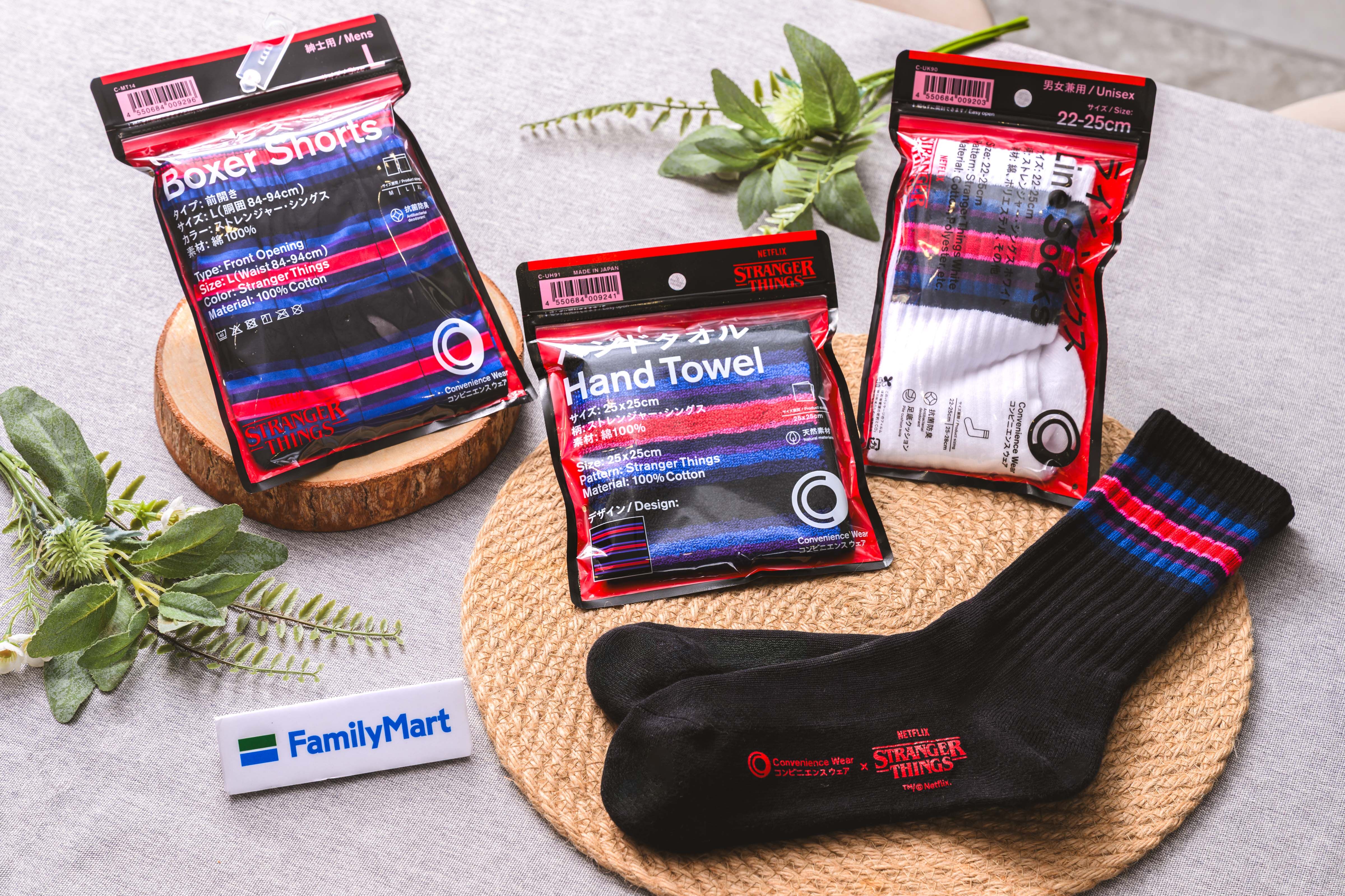 ▲▼全家Convenience Wear與《怪奇物語》聯名，推出6款服飾、文具新品。（圖／業者提供）