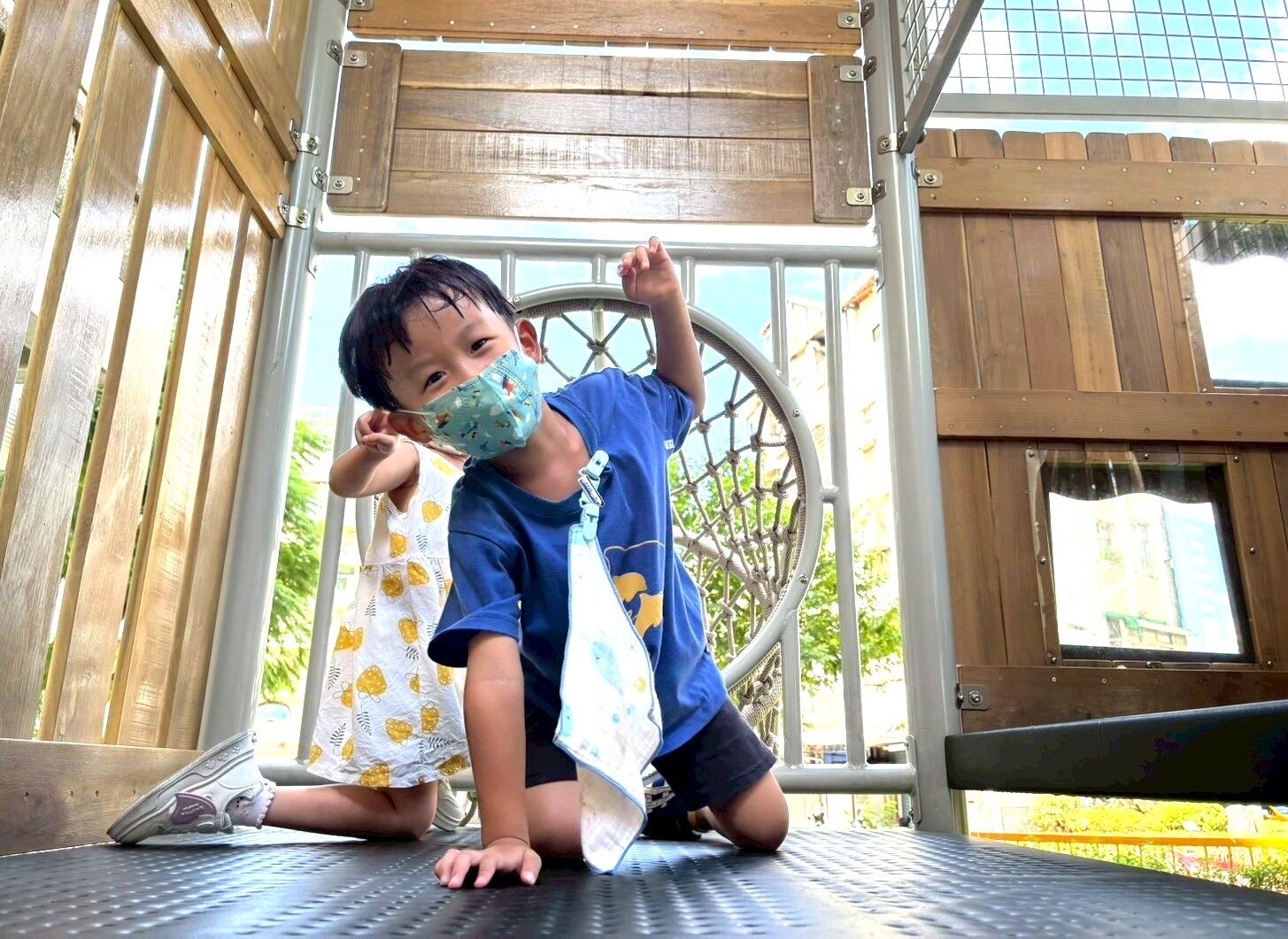 ▲▼五校聯合開箱,共融特色遊戲場,新北市淡水區鄧公國民小學。（圖／新北市淡水區鄧公國民小學提供）