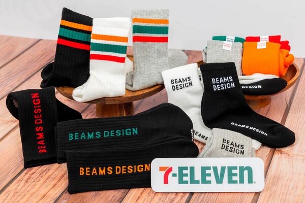 ▲▼7-ELEVEN首度與「BEAMS DESIGN」合作推出穿搭配件。（圖／業者提供）