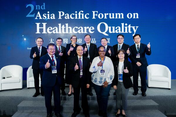 ▲▼醫事司司長劉越萍表示，亞太醫療品質年會讓各國專家齊聚一堂，展現台灣的醫療實力。。（圖／生策會提供）