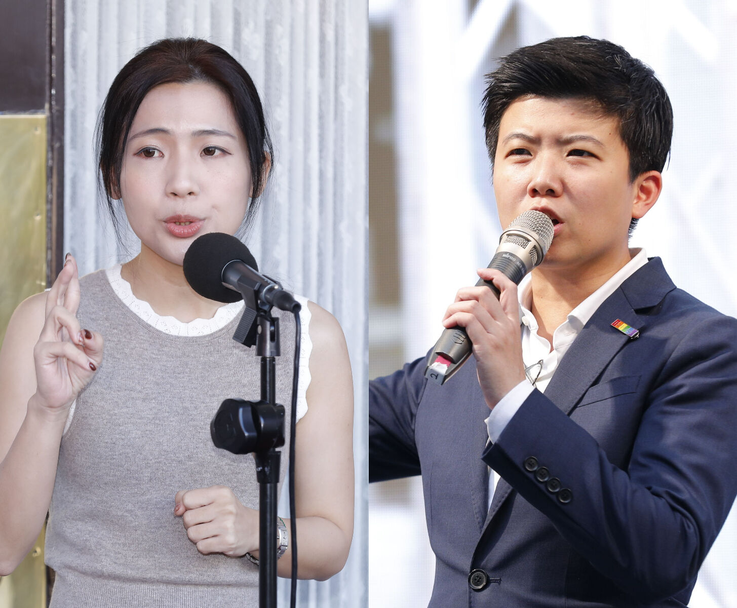 ▲▼徐巧芯、苗博雅。（合成圖／記者湯興漢攝）