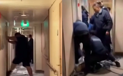 搭郵輪狂喝33杯酒　男乘客暴走遭多人制伏「拘留時突然死亡」