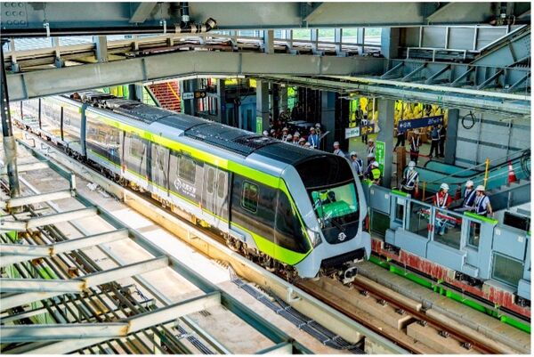 ▲桃園全力推進捷運進度　2026年底力拼綠線北段7站通車。（圖／桃園市政府）