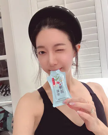 ▲宋米秦連續兩年擔任保健飲代言人。（圖／木妍芯提供）