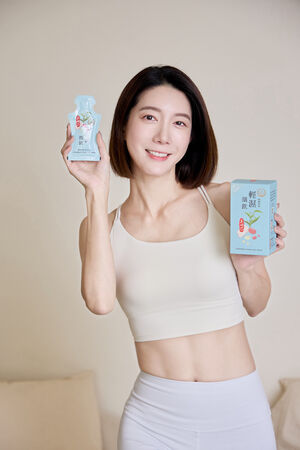 ▲宋米秦連續兩年擔任保健飲代言人。（圖／木妍芯提供）