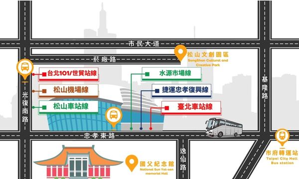 ▲▼大巨蛋交通指南。（圖／翻攝自臺北大巨蛋官網）