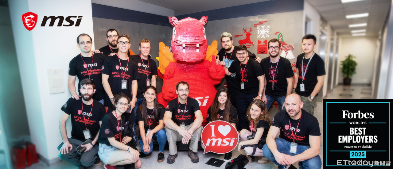 ▲MSI微星科技再度榮登《Forbes 全球最佳雇主》榜單。（圖／微星科技提供）