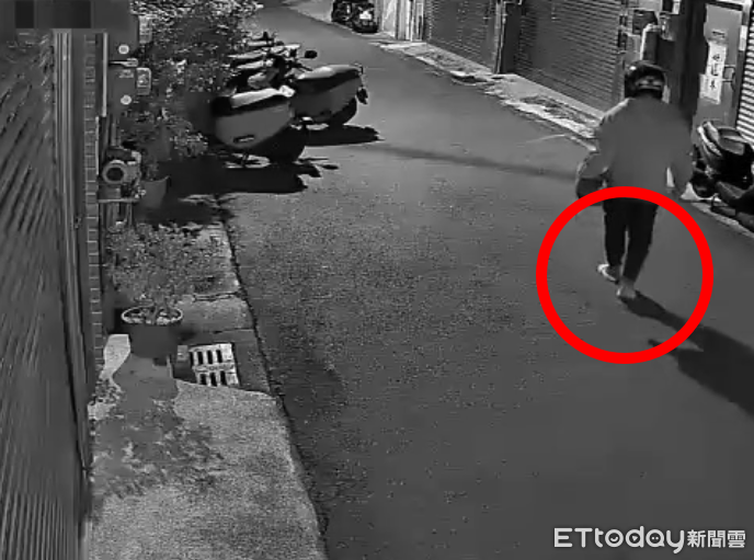 鎖定10年老機車「4天偷7輛」 白色拖鞋太搶眼...囂張竊賊被逮