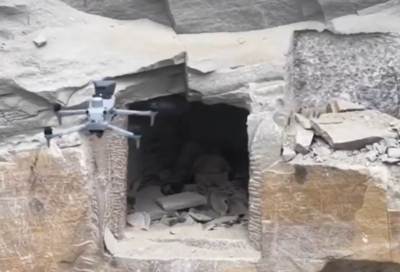 陸男飛無人機意外拍到「崖洞乾屍」！驚見手指與頭顱　死者身分曝