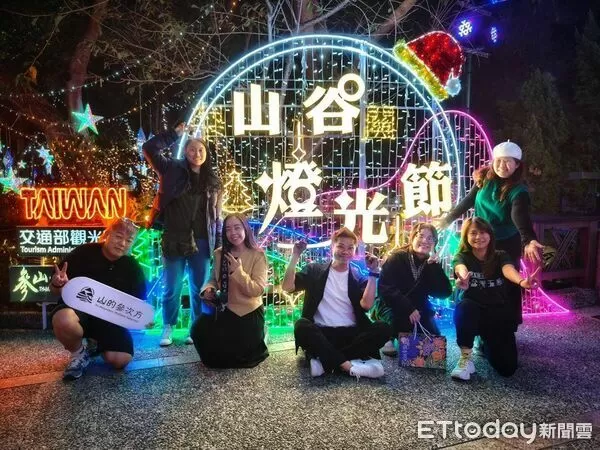 ▲馬來西亞媒體踩線團走進谷關山城。（圖／記者游瓊華翻攝）