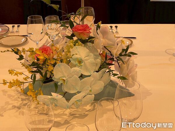 ▲台南市今年再度受邀參加東京國際花道博覽會，蘭花與火鶴花成為展館亮點。（記者林東良翻攝，下同）