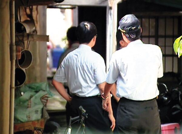 警方在死者住處探測出血跡反應，研判該處為凶案第一現場。（東森新聞提供）