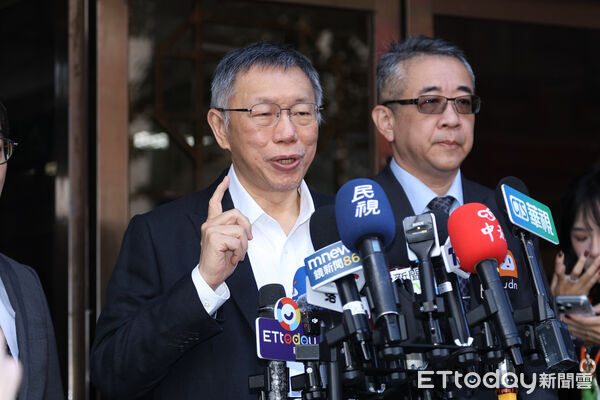 ▲台北地院審理京華城案，柯文哲出庭。（圖／記者林敬旻攝）