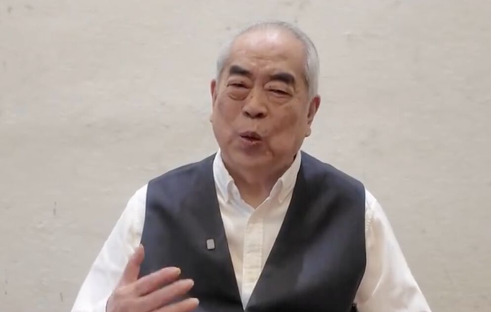 ▲范曾接受媒體專訪。（圖／翻攝澎湃新聞）