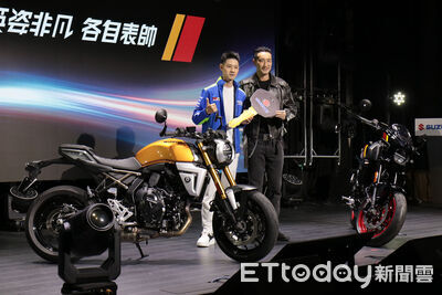 39.8萬起！Suzuki「中量級復古重機」在台上市　王陽明成首位車主
