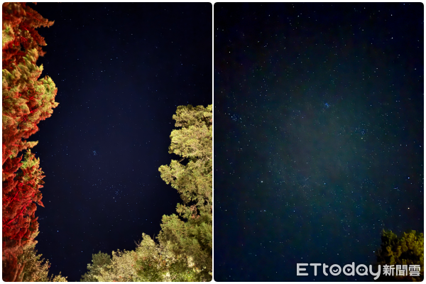▲福壽山農場楓紅,蔣公行館「福壽山莊」星空。（圖／記者彭懷玉攝）