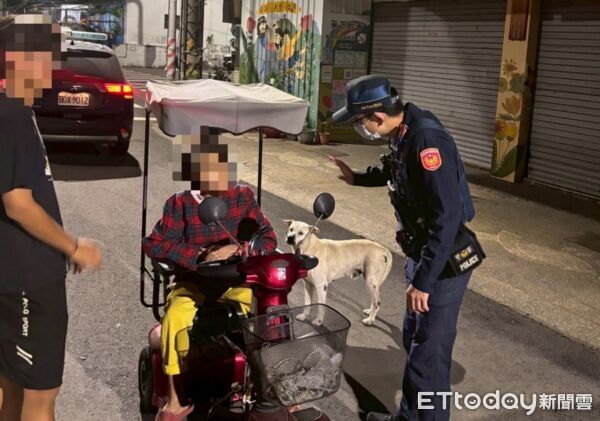 ▲▼沒白養！高雄嬤深夜迷路　「忠心毛孫」當導航。（圖／記者許宥孺翻攝）