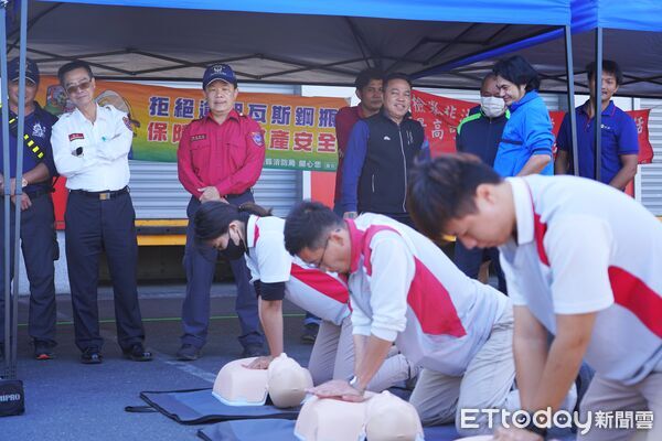 ▲▼ 朴子產業園區自衛消防編組競賽登場　聯華食品廠熱力開戰 提升自主防災能力  。（圖／嘉義縣消防局提供）