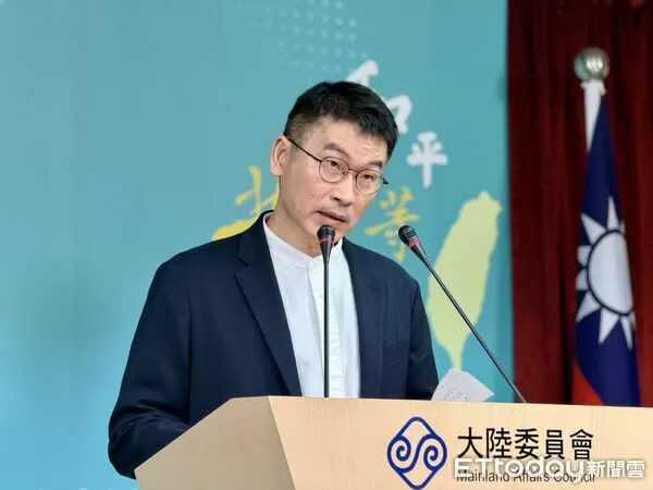 ▲▼陸委會副主委、發言人梁文傑。（圖／記者蔡紹堅攝）