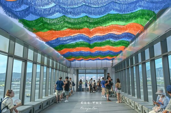 ▲▼松山機場觀景台。（圖／部落客周花花授權提供）