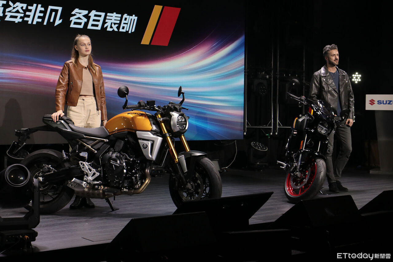 ▲Suzuki「中量級復古重機」在台上市　王陽明站台相挺。（圖／記者張慶輝攝）