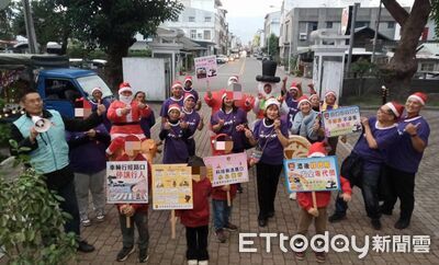 聖誕報佳音走進分局　加典教會為關山警送上暖心祝福