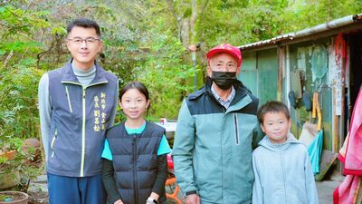 金山學童暖心訪視獨居長者　區長劉昌松：打造共融關懷社區