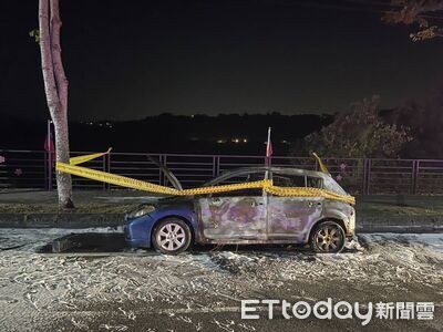 快訊／台中1周第2起火燒車燒死人　42歲女躺駕駛座身亡