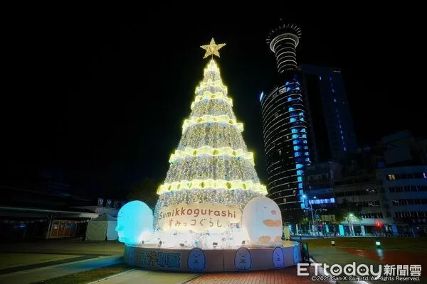 ▲萌翻！全台唯一「角落小夥伴」耶誕城在台中　展期史上最長。（圖／中市府提供）
