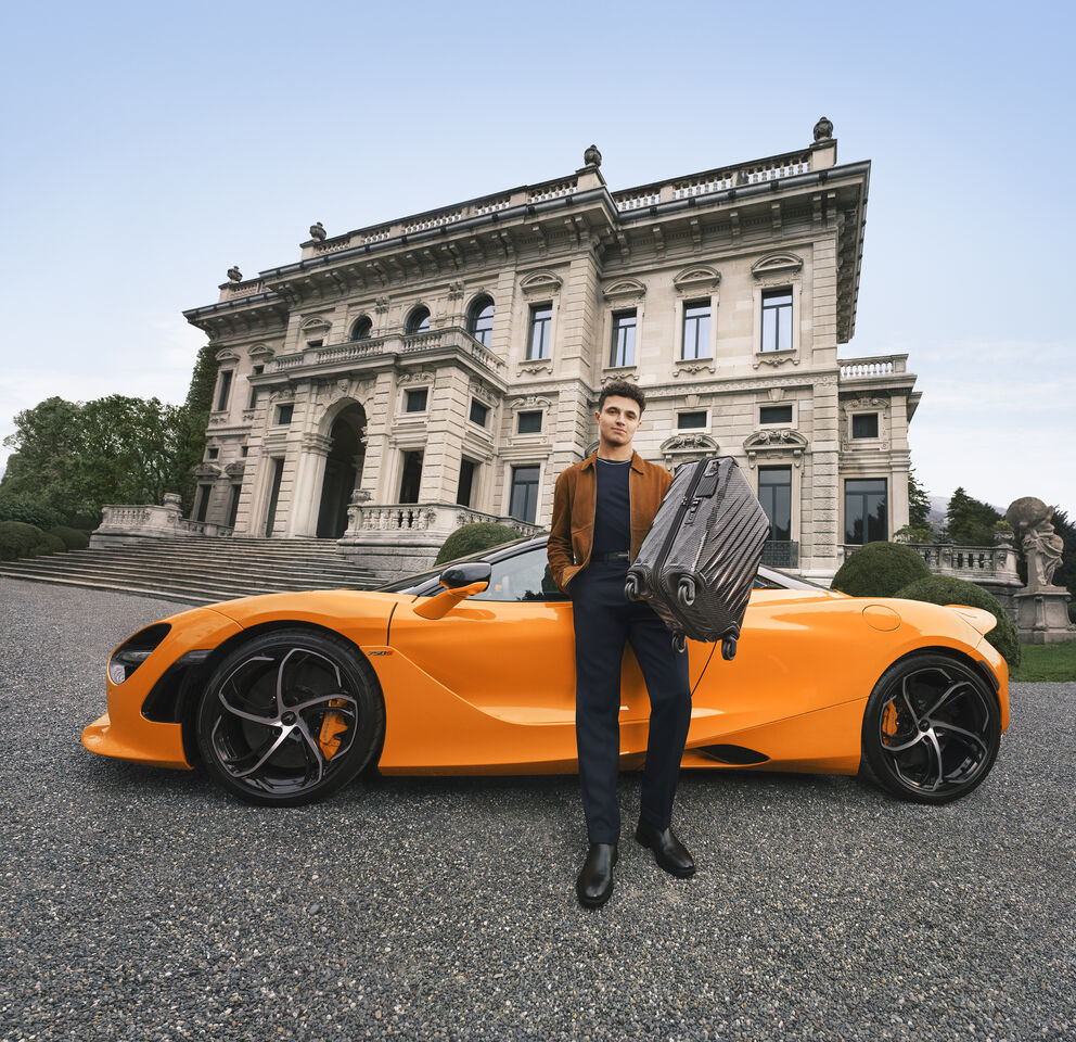 TUMI,McLaren,Lando Norris,LOJEL,旅行,行李箱,箱包,時尚,F1,賽車,冠軍,。（圖／品牌提供）