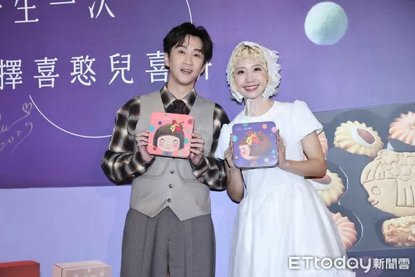 ▲▼ 陳漢典,Lulu合體代言喜憨兒喜餅公益記者會   。（圖／記者徐文彬攝）