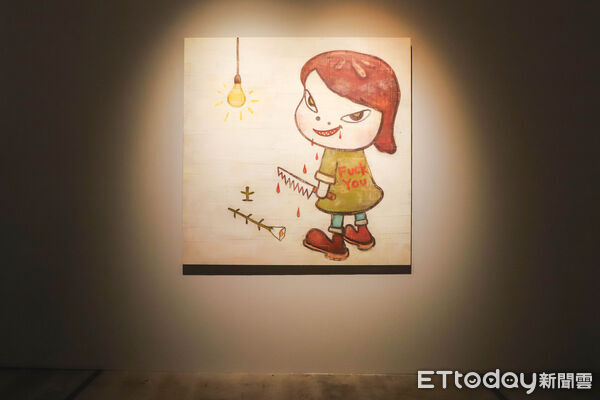 ▲▼  奈良美智10年巡展抵嘉，「凋謝的花(2020版)」首度在台展出   。（圖／文化總會、嘉義縣政府提供）