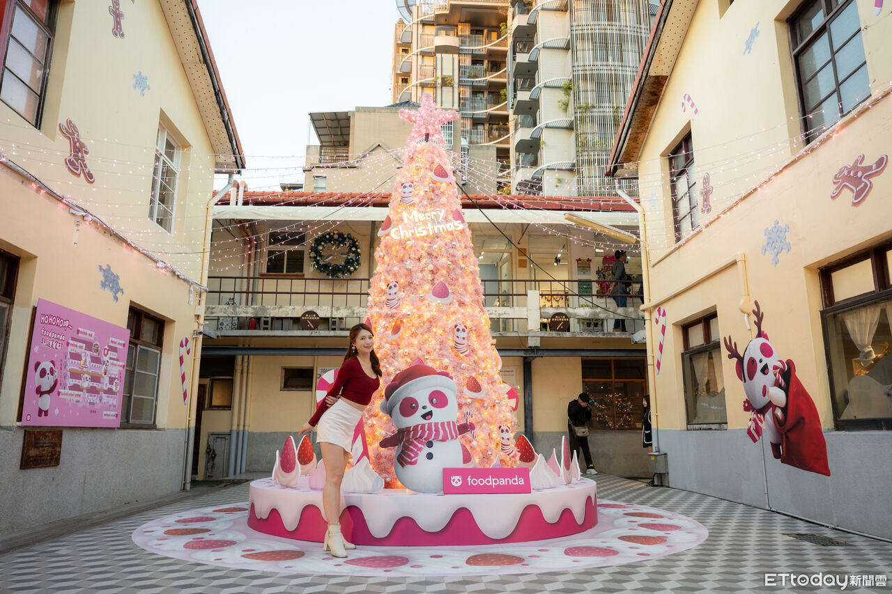 ▲▼審計新村攜手foodpanda推出「HOHOHO呷～foodpanda耶誕美食村」。（圖／家駒攝影師拍攝提供）