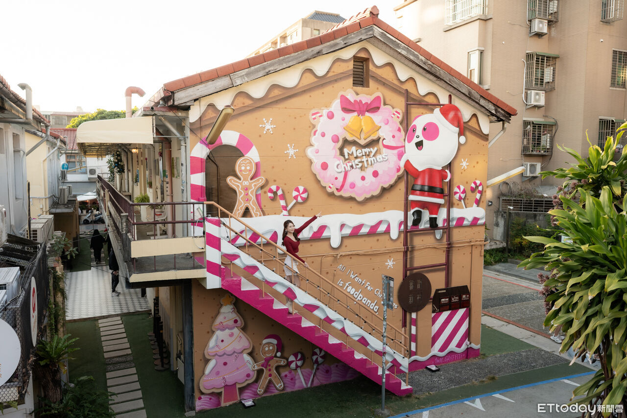 ▲▼審計新村攜手foodpanda推出「HOHOHO呷～foodpanda耶誕美食村」。（圖／家駒攝影師拍攝提供）