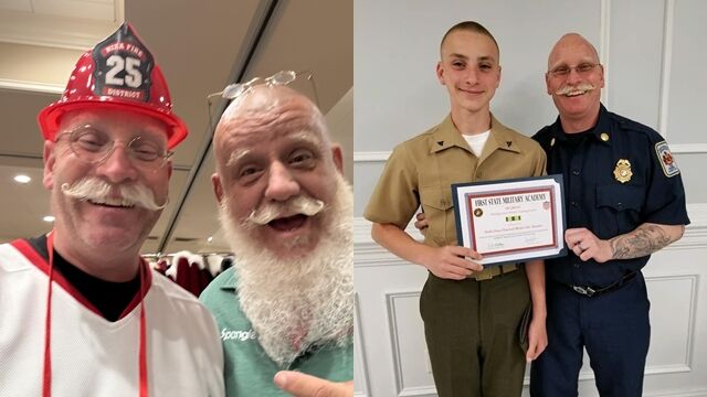 ▲▼每年只忙1個月！冷門副業「年收破百萬」　美消防員想提早退休。（圖／翻攝臉書Santa Dave Saunders）