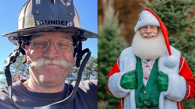 ▲▼每年只忙1個月！冷門副業「年收破百萬」　美消防員想提早退休。（圖／翻攝臉書Santa Dave Saunders）