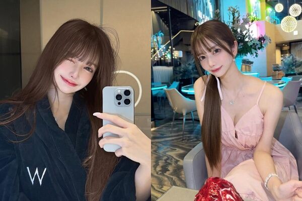 ▲日本女護士變身「酒店紅牌」！清純白衣天使照曝光　反差對比。（圖／翻攝自X）