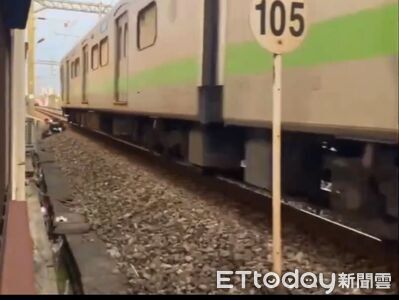 情侶檔鐵軌中間吵架！火車高速駛過　差1公尺被輾死畫面曝光